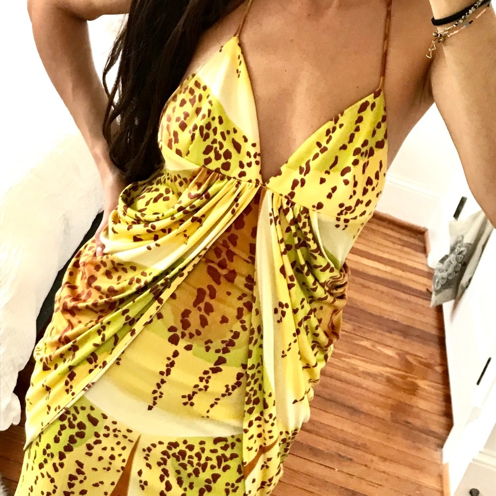 Vintage Mara Hoffman Leopard Dress!!